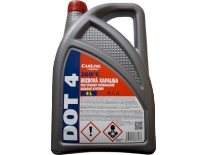 Kapalina brzdová DOT4 - 4l